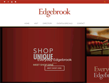 Tablet Screenshot of edgebrookshops.com